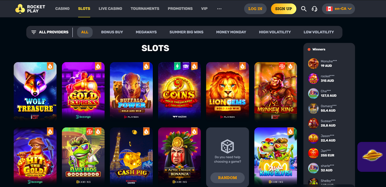 Rocket Play Casino Review